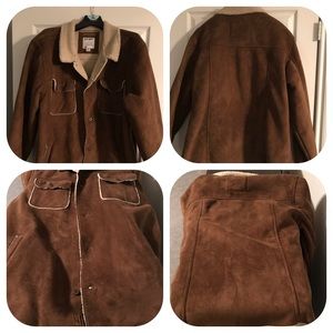 Men’s Old Navy Faux Brown Shearling Coat